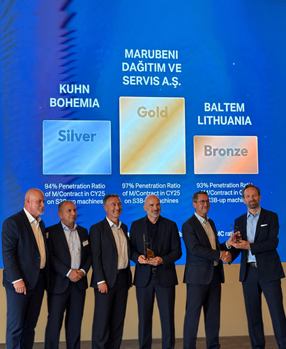 Komatsu’dan Marubeni Dağıtım ve Servis’e Büyük Ödül
